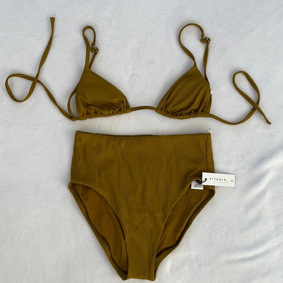 Vitamin A Other - Vitamin A Olive Green Bikini